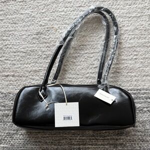 Francesca's Collections Black Shoulder Bag